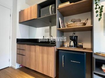 Apartamento · 20m² · 1 Quarto · Apartamento mobiliado na Chácara Santo Antônio charmoso e funcional