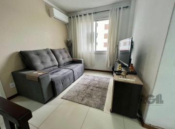 Apartamento · 54m² · 2 Quartos · 1 Vaga · Apartamento 2 dormitórios mobiliado no bairro Partenon.