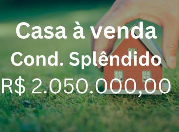 Casa · 214m² · 3 Quartos · 4 Vagas · Casa com 3 quartos à venda, Condomínio Splêndido - Uberlândia/MG