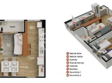 Apartamento · 48m² · 2 Quartos · Apartamento em Loteamento Villa Branca, Jacareí/SP de 48m² 2 quartos à venda por R$ 291.015,00