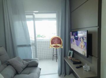 978cdabae6e312a1eccf790cb49e32b6925fc636 · Apartamento com 2 dormitórios à venda, 61 m² por R$ 465.000,00 - Vila Guilhermina - Praia Grande/SP