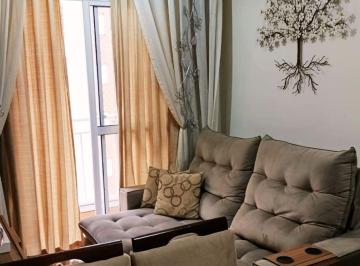 living · Apto mobiliado porteira fechada com suíte no Parque Residence – Guarulhos