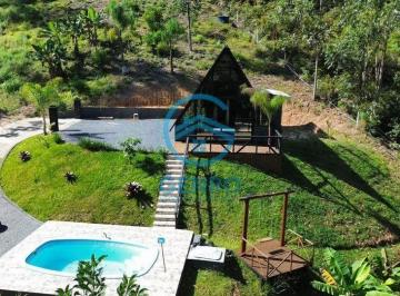 Rural · 6000m² · 3 Quartos · Chále em Meio a Natureza com Piscina, Lagoa e uma Bela Vista do Por do Sol à venda em Nova Trento/SC