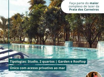 Apartamento de 2 quartos, Tamandaré · Faça parte do maior complexo de lazer de Carneiros | Padrão DUE | Sem INCC