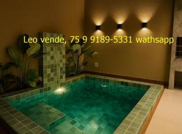 Casa de 3 quartos, Feira de Santana · Leo vende, bairro Santa Mônica,  3|4 suíte, closet, piscina, goumert