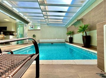 Casa · 297m² · 4 Quartos · 4 Vagas · Lindo sobrado à venda na City Campo Grande com piscina - 4 suítes, 4 salas, 6 banheiros, 4 vagas de