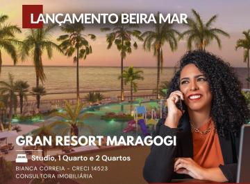Apartamento de 1 quarto, Maragogi · Gran Resort Maragogi direto construtora | Studio, 1 e 2 quartos | Beira mar