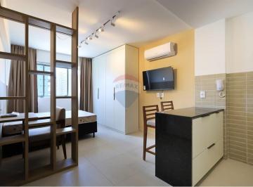 Apartamento · 25m² · 1 Quarto · 1 Vaga · Lindo Flat de 25m quadrados. Lazer completo, 1 vaga de garagem rotativa. Perto da praia.