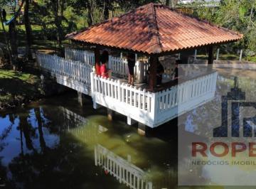 Rural · 5000m² · 4 Quartos · 10 Vagas · EXCELENTE CHÁCARA DE 5.000 M²/ CASA SEDE/ PISCINA/ LAGO/ ÁREA GOURMET À VENDA EM ARUJÁ, SÃO PAULO
