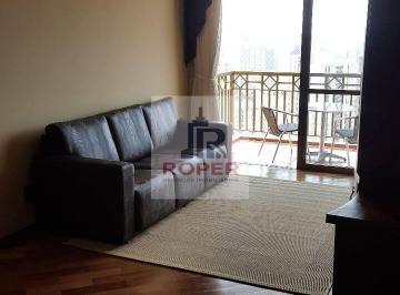 Apartamento · 100m² · 3 Quartos · 2 Vagas · EXCELENTE APARTAMENTO MOBILIADO DE 100 M²/3DORMITÓRIOS/2VAGAS PARA ALUGAR NA VILA BASTOS, SANTO ANDR