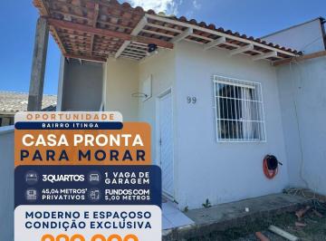Casa · 48m² · 3 Quartos · 1 Vaga · Casa 3 Dormitórios à Venda no Itinga – Araquari