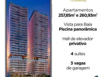 Apartamento · 257m² · 4 Quartos · 3 Vagas · Lançamento Real Towers: exclusividade, 4 suítes, hall privativo, lazer completo e vista privilegiada