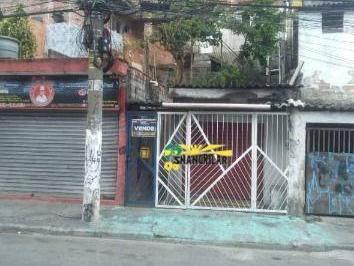 30cb23290e1ba445468f01969818b2dc2fa3ad96 · 2 casas de 3 cômodos nos fundos + 2 salões comerciais - terreno de 6X22