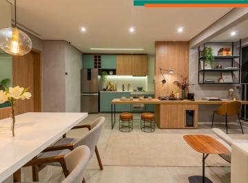 LIVING · Apto a venda na Vila Sonia, São Paulo.SP, com 54,87 m², 2 dormitórios, , 1 vaga auto.