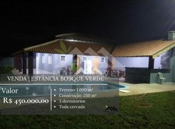 Rural · 1000m² · 3 Quartos · VENDE-SE CHÁCARA | ESTÂNCIA BOSQUE VERDE | SÃO JOSÉ DO RIO PRETO/SP