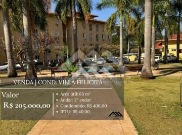 Apartamento · 63m² · 2 Quartos · VENDE-SE APARTAMENTO | COND. VILLA FELICITÁ | SÃO DEOCLECIANO | SÃO JOSÉ DO RIO PRETO/SP