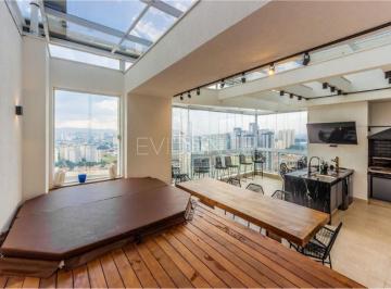 Apartamento · 160m² · 3 Quartos · 3 Vagas · Cobertura à venda no Tatuapé com 3 suítes e hidromassagem!