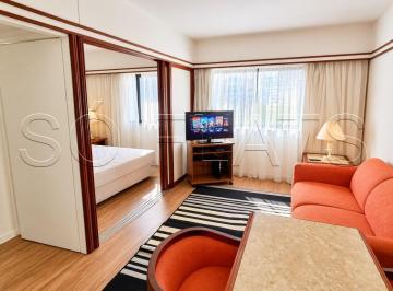 Apartamento · 32m² · 1 Quarto · 1 Vaga · Flat Le Premier, nos Jardins, prox a Av. Nove de Julho, fácil acesso ao Centro de SP. Consulte-nos.