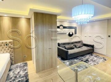 Apartamento · 35m² · 1 Quarto · 1 Vaga · Flat disponível para locação no Condomínio Alvorada todo mobiliado contendo 35m² 1 dorm e 1 vaga.