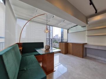 Sala · Apartamento com 1 quarto à venda, 35 m², Moema - São Paulo/SP