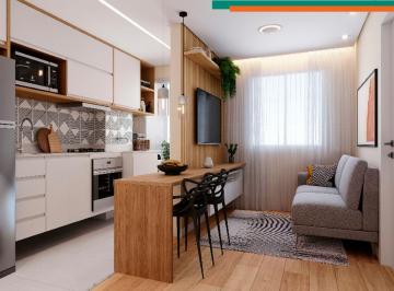DEC APTO - 37,56m² · Apartamento a venda no Butantã, São Paulo.SP, com 37,56 m² de área construída, sala, 2 domitórios,