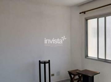 Apartamento · 55m² · 1 Quarto · 1 Vaga · Apartamento 1 Dormitório para Alugar no José Menino, Santos – 55 m²