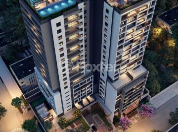 fachada-do-predio-com-piscina-na-cobertura · Apartamento, 1 dormitórios, 24.94 m², em Vila da Saúde