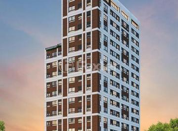 predio-de-apartamentos-moderno-com-fachada-de-tijolos.jpeg · Apartamento, 2 dormitórios, 37.59 m², em República