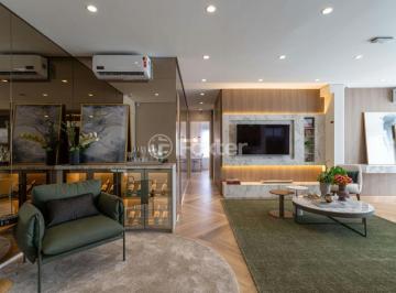 sala-de-estar-moderna-e-aconchegante-com-sofa-verde · Apartamento, 2 dormitórios, 79.67 m², em Água Branca
