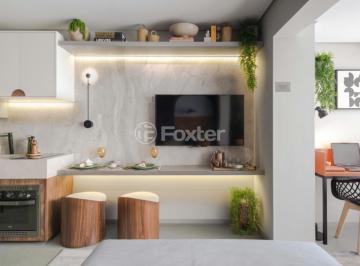sala-de-estar-moderna-e-acessivel-com-tv-e-sofa-branco.jpeg · Apartamento, 1 dormitórios, 29.27 m², em Cidade Monções