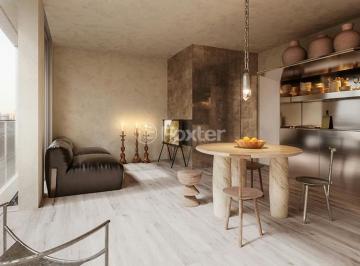 sala-de-estar-moderna-com-cozinha-integrada-e-vista-da-cidade.jpeg · Apartamento, 1 dormitórios, 19.2 m², em Bela Vista