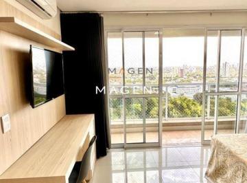 Apartamento · 36m² · 1 Quarto · 1 Vaga · Flat mobiliado de 36m² no Setor Bueno – Completo e com lazer incrível