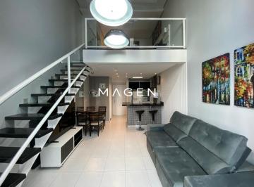 Apartamento · 65m² · 1 Quarto · 1 Vaga · Loft Duplex Mobiliado para Aluguel – Frente ao Parque Flamboyant