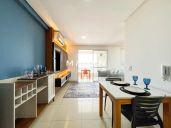 Apartamento · 42m² · 1 Quarto · 1 Vaga · Flat mobiliado e decorado à venda no Setor Oeste. 42m², vista livre, lazer completo e pronto. Agende
