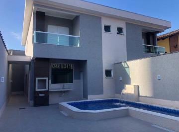 Casa · 135m² · 3 Quartos · 3 Vagas · Sobrado com 3 dormitórios à venda, 135 m² por R$ 990.000 - Vila Tupi - Praia Grande/SP