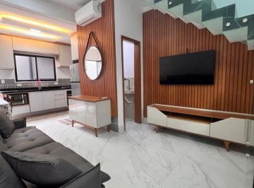 Casa · 60m² · 2 Quartos · Sobrado à venda por R$ 385.000,00 - Maracanã - Praia Grande/SP