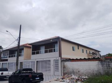 Casa · 70m² · 2 Quartos · 1 Vaga · Casa com 2 dormitórios à venda por R$ 320.000,00 - Jardim Quietude - Praia Grande/SP