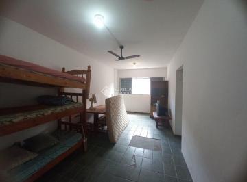 Apartamento · 32m² · 1 Quarto · 1 Vaga · Apartamento em prédio FRENTE MAR em Praia Grande, Vila Mirim
