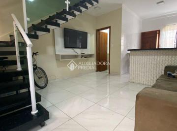 Casa · 60m² · 2 Quartos · 1 Vaga · Belo Sobrado de condomínio à venda no Caiçara, Praia Grande;SP