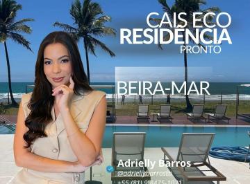 Apartamento de 1 quarto, Ipojuca · Apartamento em Porto de Galinhas | Cais Eco Residência - beira-mar de Luxo -