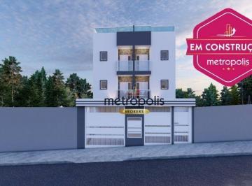 Fachada · Cobertura à venda, 103 m² por R$ 521.000,00 - Utinga - Santo André/SP