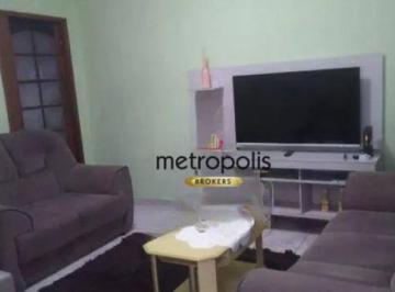 Sala · Casa com 3 dormitórios à venda, 147 m² por R$ 540.000,00 - Vila Palmares - Santo André/SP