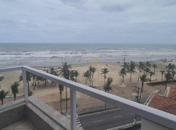 Varanda · Apartamento VISTA MAR com 1 dormitório à venda, 48 m² por R$ 395.000 - Ocian - Praia Grande/SP