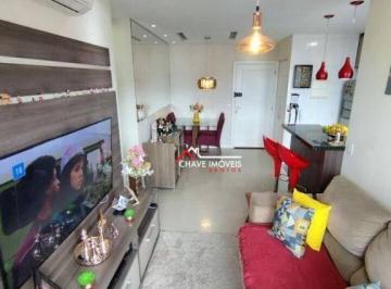 1b71ec7151e9b79506b84d69b0ed4ce281d4d8d1 · Apartamento à venda, 62 m² por R$ 650.000,00 - Marapé - Santos/SP