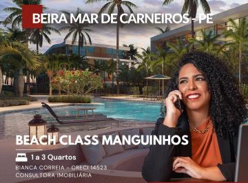 Apartamento de 1 quarto, Tamandaré · | Apartamento no Beach Class Manguinhos | Descubra a exclusividade à Beira-mar