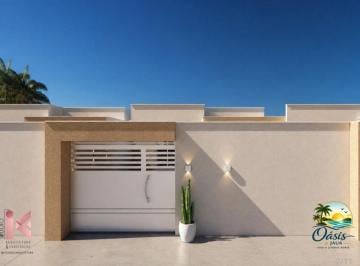 Casa · 90m² · 2 Quartos · 1 Vaga · LINDAS CASAS DE PRAIA COM 2 QURTOS, SENDO 1 SUÍTE, PISCINA, GARAGEM E CHURRASQUEIRA DE FRENTE / MAR.
