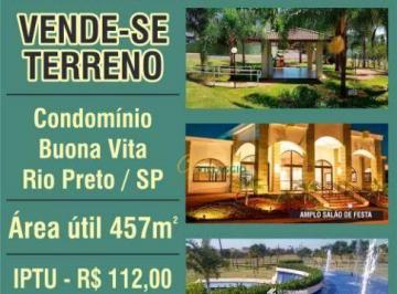 87f4d6b1f5c54c588bfce11de9f5e54fb9d97814 · Terreno à venda, 457 m² por R$ 330.000 - Parque Residencial Buona Vita - São José do Rio Preto/SP