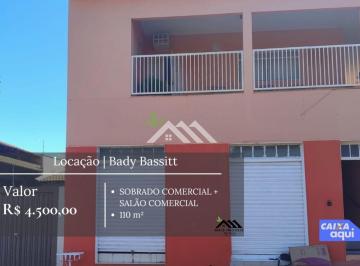 Casa · 110m² · 2 Quartos · ALUGA-SE EM BADY BASSITT ? SOBRADO COMERCIAL + SALÃO COMERCIAL - R$ 4.500,00