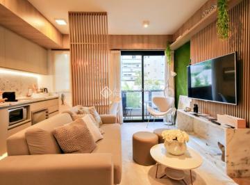Apartamento · 43m² · 1 Quarto · 1 Vaga · MODERNO COM SACADA, CHURRASQUEIRA E INFRAESTRUTURA COMPLETA