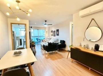 704bed6f46d2df2bc63b50b987e0a716efe67f8f · Apartamento com 2 dormitórios à venda, 90 m² por R$ 790.000 - Icaraí - Niterói/RJ